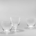 Holmegaard Flow glass p? fot 35 cl Klar