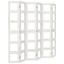  Romdeler 6 paneler hvit heltre keisertre 8721012073968