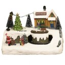Nordic Winter Treehouse julelandsby m/lys & musik