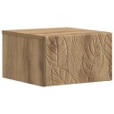  Vegghengt Nattbord 2 pcs Artisan eik 49 x 34,5 x 20 cm
