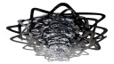 Slamp Aurora Taklampe L Svart
