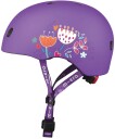 Micro Sykkelhjelm, Floral Purple, S