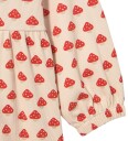 Tiny Cottons Kjole   Rib   Mini Sopp   Ivory   Tiny Cottons   3 år (98)   Kjole Beige Rød