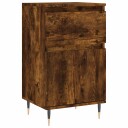 vidaXL Skjenk røkt eik 40x35x70 cm konstruert tre