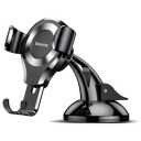 Baseus Suction Cup Gravity Car Mount - Mobilholder til Bil - Max Mobil: 63 x 88mm - Svart