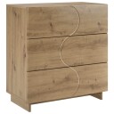 vidaXL Skjenk Artisan eik 70 x 38 x 75 cm Konstruert tre