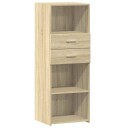  Hylle sonoma eik 45x42,5x124 cm konstruert tre