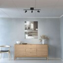 Belid Cato 3 Taklampe Matt Svart/Matt Svart