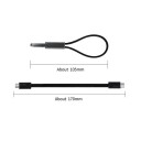 Tech-Protect Ultraboost USB-C 60W Nøkkelring Kabel Grå 17cm