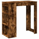  Barbord med stativer røkt eik 102x50x103,5 cm konstruert tre 8721158386472