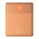 Baseus Blade2 12 000 mAh 65 W powerbank m/digitalt display (USB-C–USB-C 100 W 50 cm) Oransje