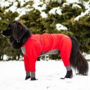 Rød Heldress Til Hund Snøbeskyttende Dress