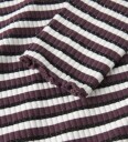 Name It Genser - Rib - NKFVEMMA - Catawba Grape/Cloud Danser + S - Name It - 6 år (116) - Genser Bordeaux Hvit Svart