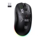 ONIKUMA DM03 RGB Gaming Mouse Svart 2.4G + Bluetooth