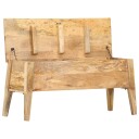 vidaXL Oppbevaringsboks 99x35x48 cm heltre mango