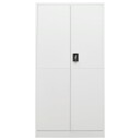 Oppbevaringsskap hvit 90x40x180 cm stål   Hvit