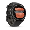 Garmin Fenix 8 Pro 47Mm Lte Amoled Sapphire Carbon Gray Titan With Black Band one_size