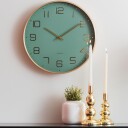 Karlsson Elegance Glow Veggklokke KA5973GR   Unisex 40 cm Kvarts urverk