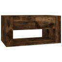  Salongbord røkt eik 80x50x40 cm konstruert tre 8720845666989