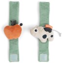 Done By Deer Håndleddsrangle 2 pack Dotti Green