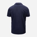 Cermino Riviera Terry Polo Short Sleeve - Navy Blue Blå M