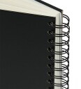 Oxford Skissebok Spiralinnbinding Din A5 40 Ark Svart Skissebok 225 Gsm Papir Spiralinnbinding For 360 Grader   1 Stk 400152645