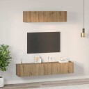  TV benk sett 4 pcs artisan eik Medium 80 x 30 x 30 cm