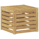 vidaXL Utendørs sofa sett Hvit 35 x 38 x 37 cm Solid akasietre