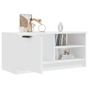 vidaXL TV-benk hvit 80x35x36,5 cm konstruert tre