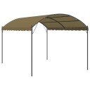 vidaXL Paviljong 4x3x2,6 m gråbrun 180 g/m²