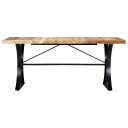 vidaXL Spisebord 180x90x76 cm heltre mango