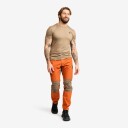 RevolutionRace Mission Slim Fit T shirt Herre Brindle Størrelse:M   Herre > Overdeler > T skjorter