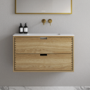 CPH Tapwork Soho 90   MKII fingertappede skap i naturlig eik inkludert Mathvid SolidTec® vask