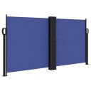  Uttrekkbar sidemarkise blå 120x1200 cm 4004791