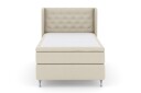 Select No 5 Komplett Sengepakke 120x200 Fast Lateks Beige/Sølvben