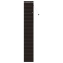 vidaXL Venetiansk persienne Mørk brun 45 x 250 cm 35 mm