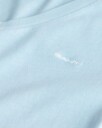 Solbleket t-skjorte med v-hals FRESH BLUE XS