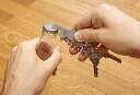 Kikkerland Nøkkelring med Hai og Flaskeåpner