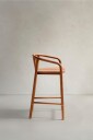 Kave Home   Utendørs barstol   turqueta 2 pk   Brun