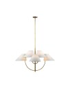 Kinsley Large Two Tier Chandelier Brass