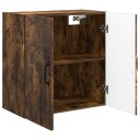 vidaXL Vegghengt skap Røkt Eik 59 x 31 x 60 cm Konstruert tre