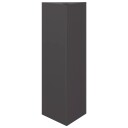  Plantekasse svart trekantet 30x26x75 cm stål