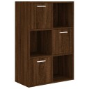 vidaXL Oppbevaringsskap brun eik 60x29,5x90 cm