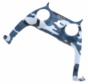 Piranha skall til PS5 kontroller blå camo