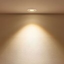 Arcchio Rund innfelt lampe Enne, hvit