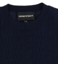 Giorgio Armani Emporio Armani Genser Akryl/Ull Navy m. Logoer Emporio Armani 10 år 140 Genser Blå