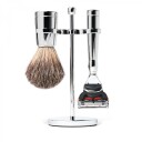 Benjamin Barber Classic 3-piece Shaving Set Chrome Fusion