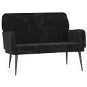 vidaXL benk Svart 108 x 79 x 79 cm Fløyel