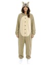 Kigurumi Flodsvin Capybara Kostyme til Dame Onesize Large Voksenkostyme 86754