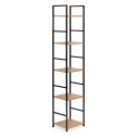 Selgro Moderne trehylle i tre med metallramme LOFT 5 hyller ModernHome